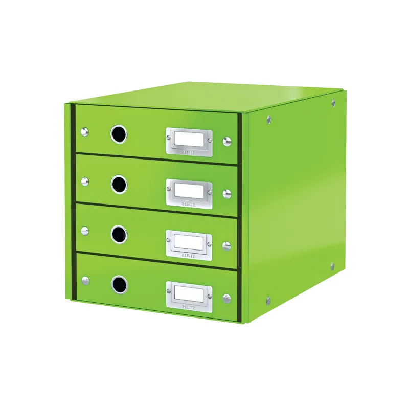 Zásuvkový box Leitz Click&Store - 4 zásuvky / zelená
