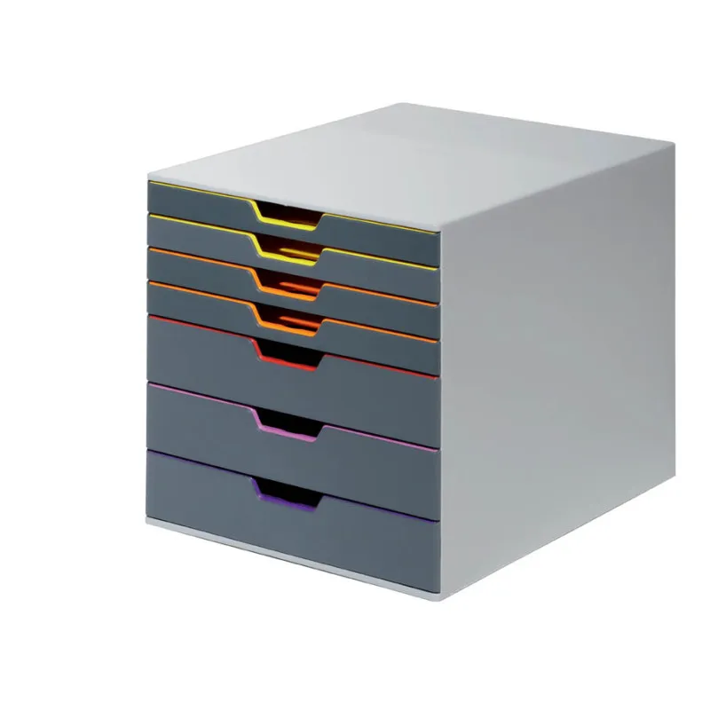 Zásuvkový box VARICOLOR® - 7 zásuvek / šedá