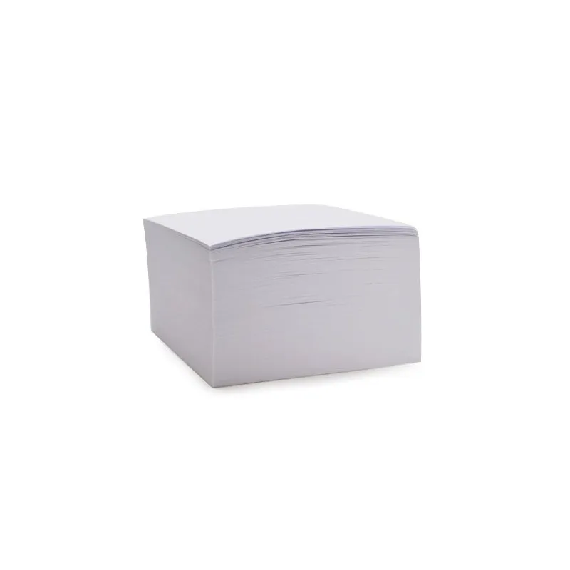 Záznamní kostka bílá - 8,5 x 8,5 x 5 cm / lepená vazba
