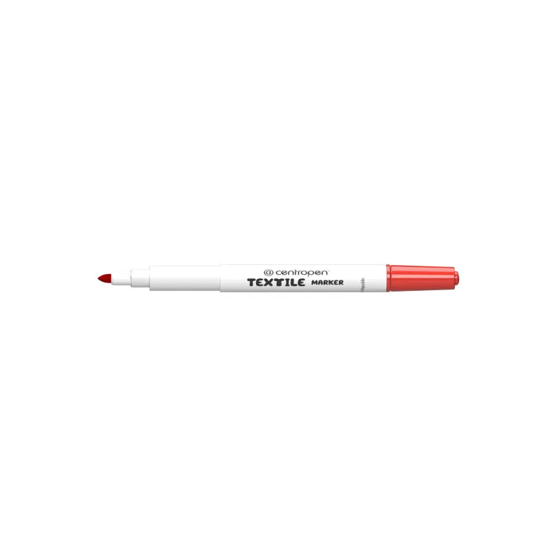 Značkovač Centropen 2739 na textil - červená