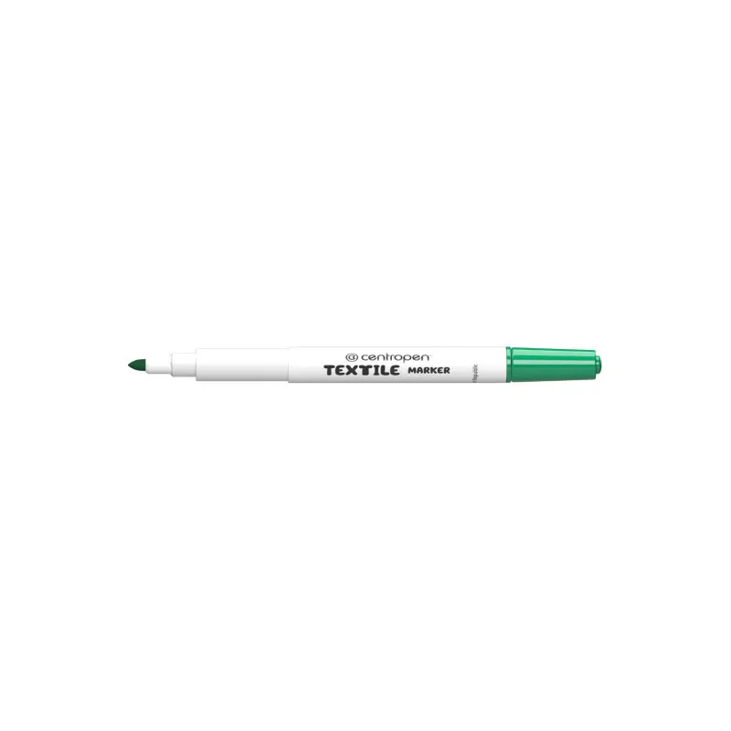 Značkovač Centropen 2739 na textil - zelená