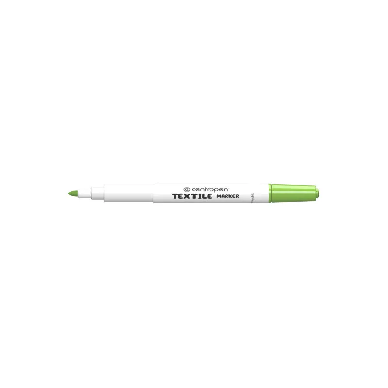 Značkovač Centropen 2739 na textil - žlutozelená