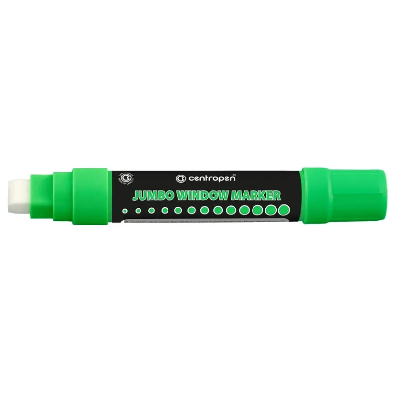 Značkovač Centropen 9120 JUMBO WINDOW - FLUO zelená