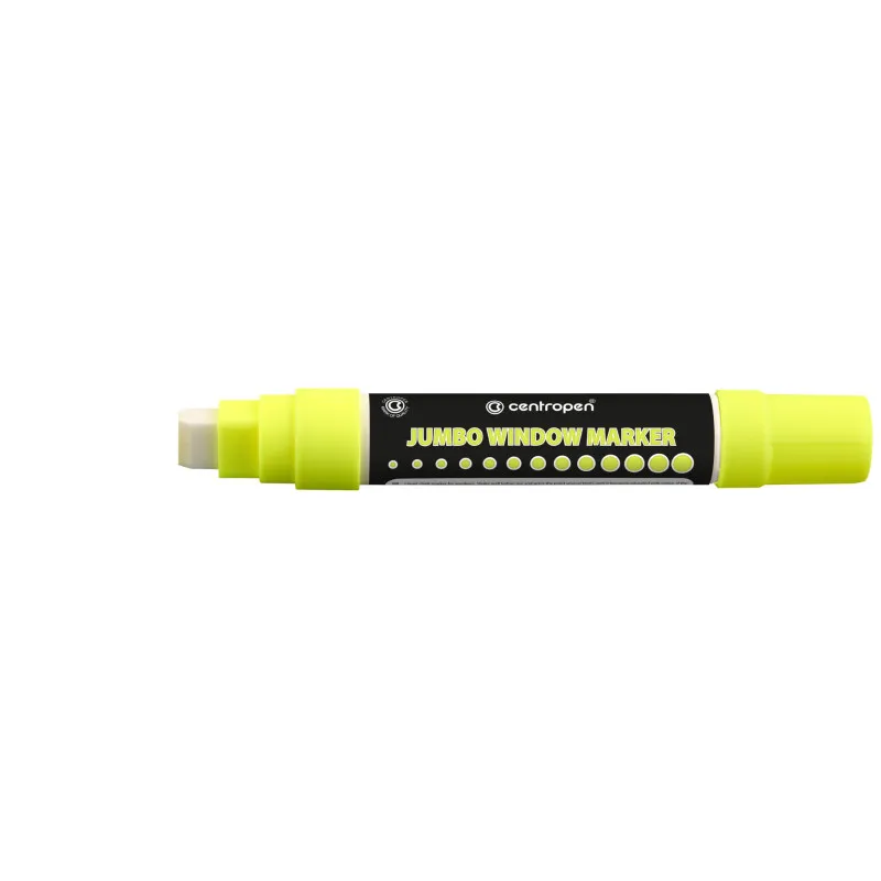Značkovač Centropen 9120 JUMBO WINDOW - FLUO žlutá