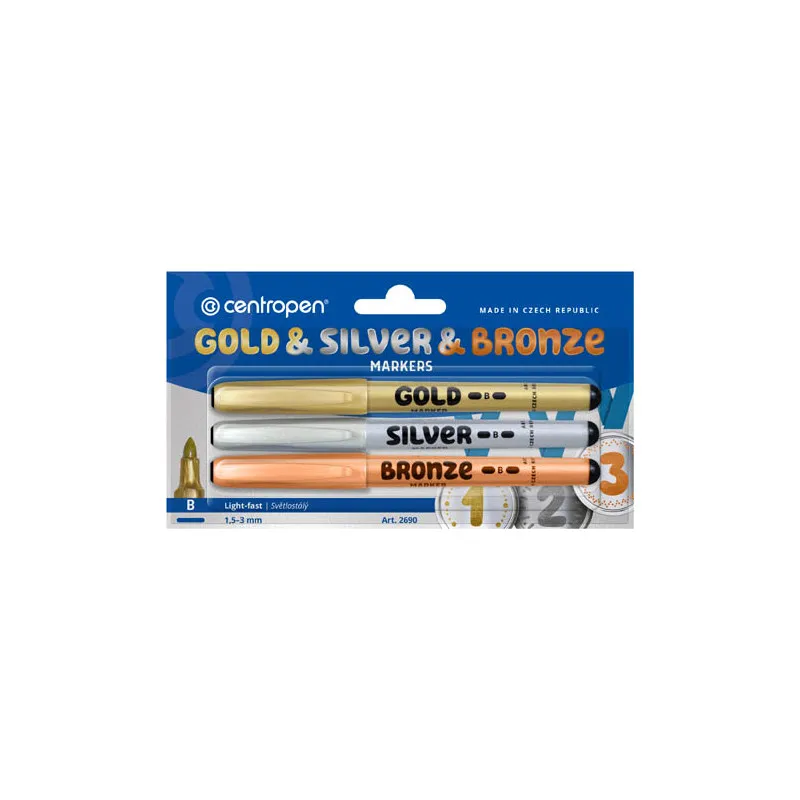 Značkovače Centropen 2690 - sada 3 ks