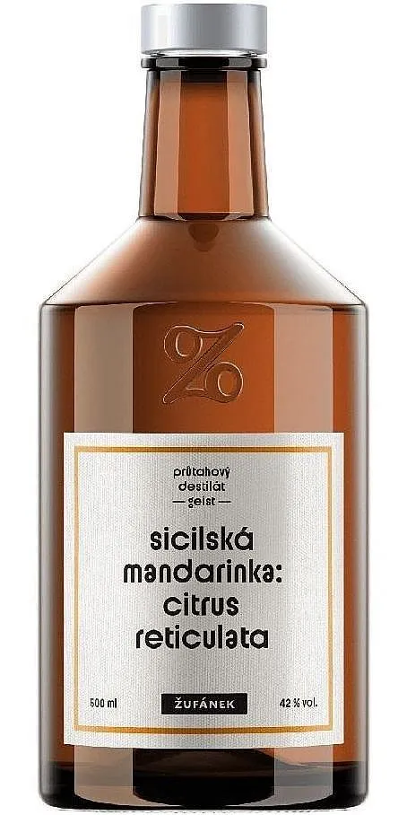 Žufánek Sicilská Mandarinka BIO 42%0.50l