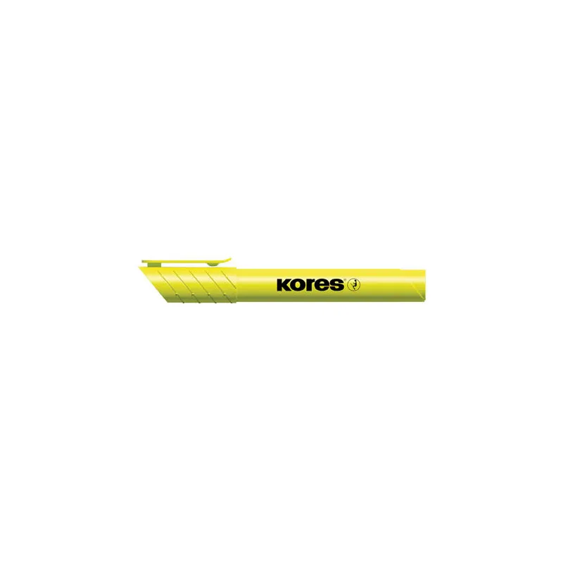 Zvýrazňovač Kores High Liner PLUS / žlutá