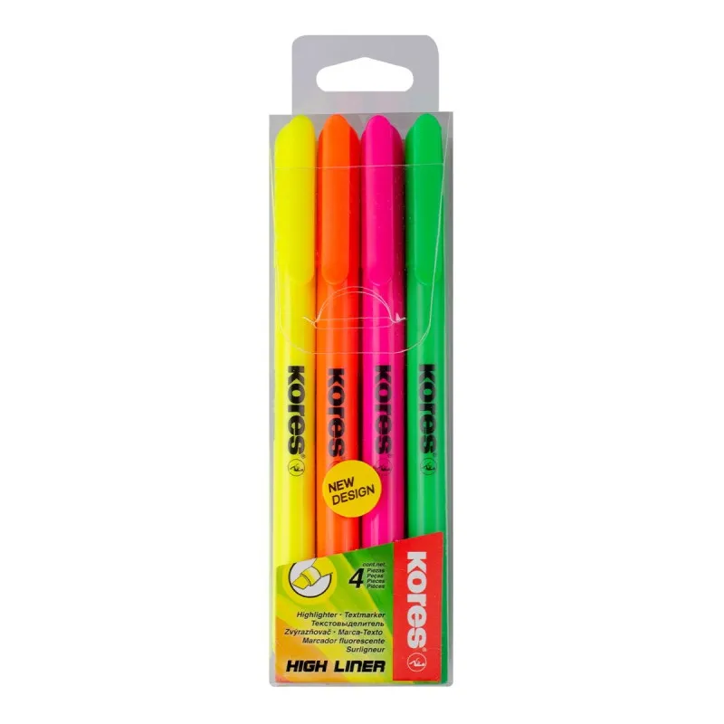 Zvýrazňovač Kores High Liner / žlutá